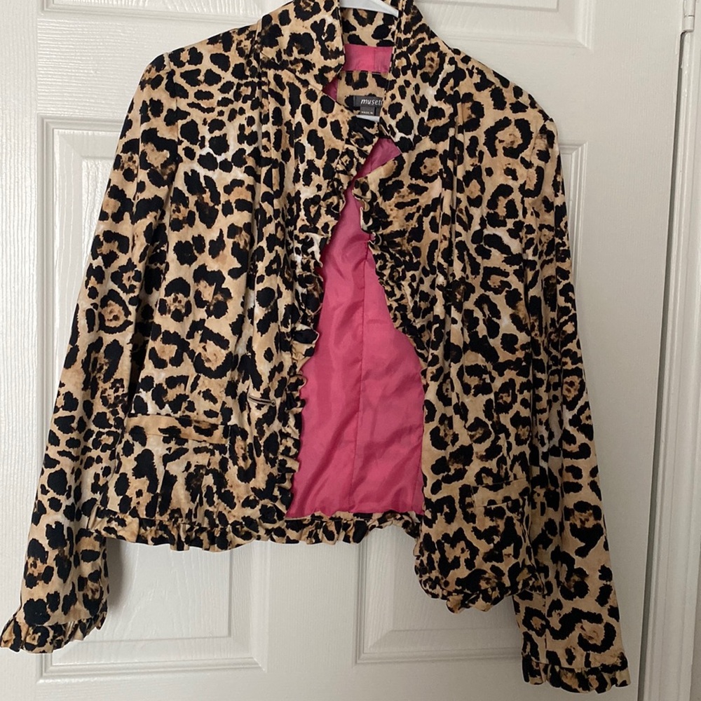 Animal Print Blazer